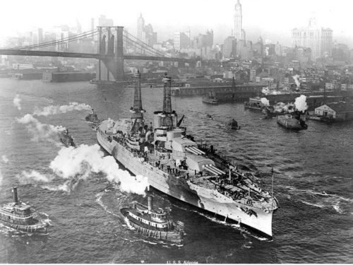 USS Arizona in New York