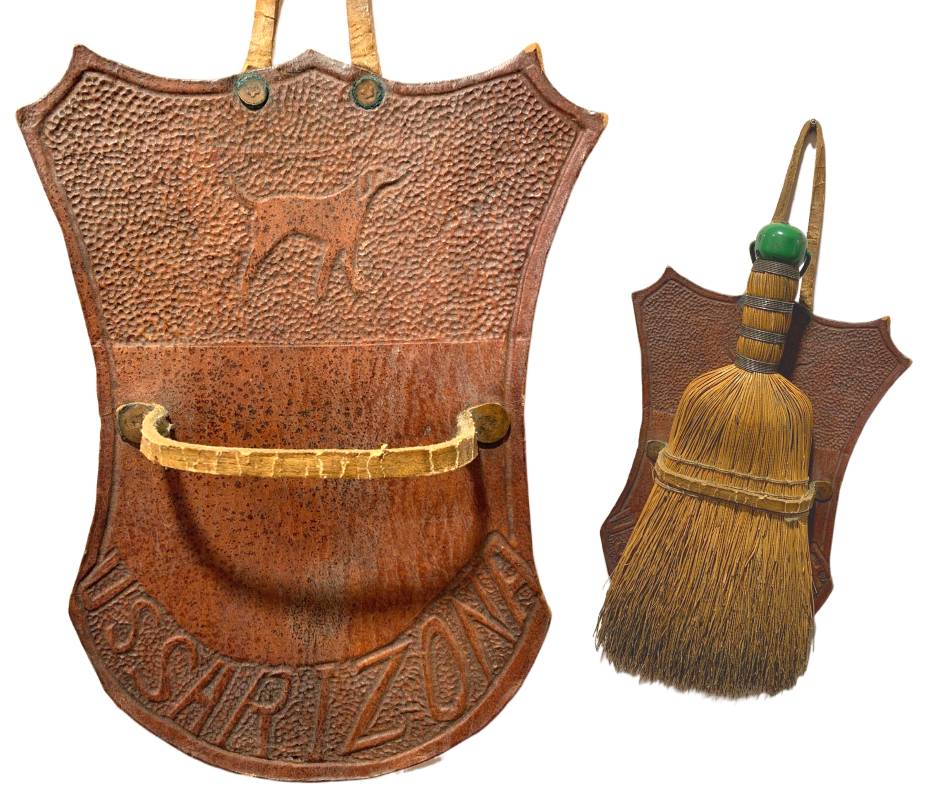USS Arizona Broom Holder