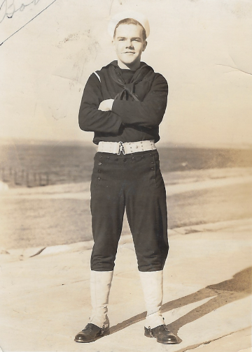 Robert Kline after graduating Navy Basic Training