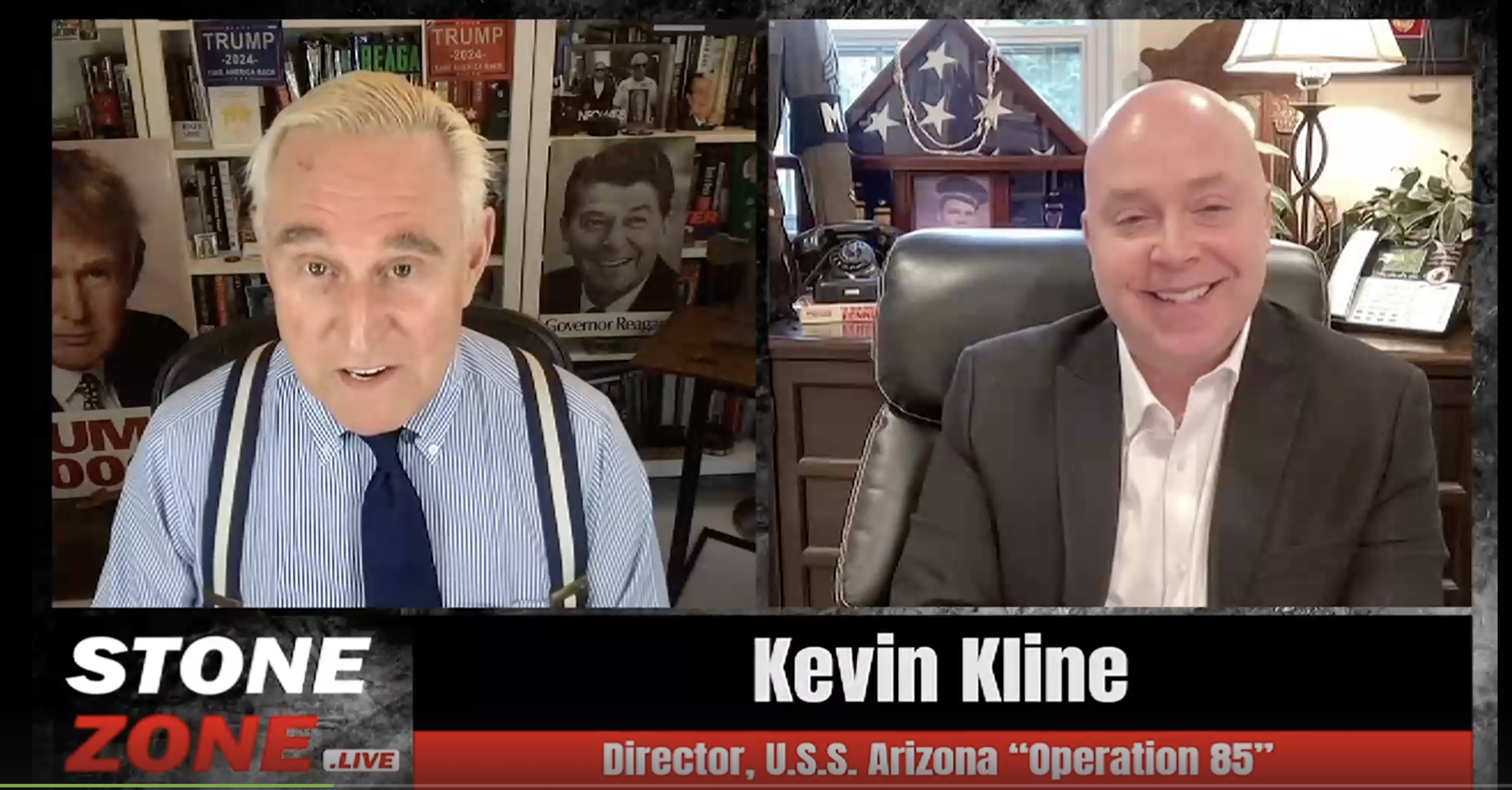 The Roger Stone Show & The StoneZONE with Kevin Kline and Operation 85