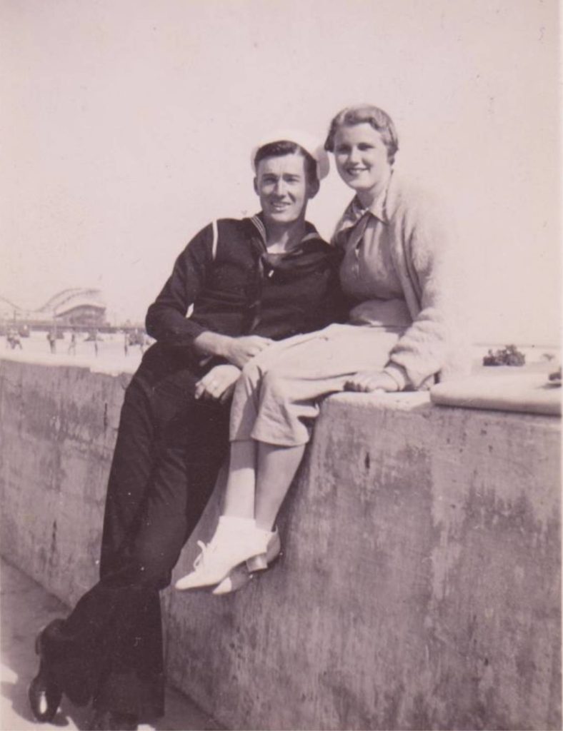 CM3c Albert Konnick with girl