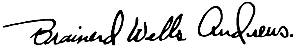 Brainerd Wells Andrews USS Arizona signature