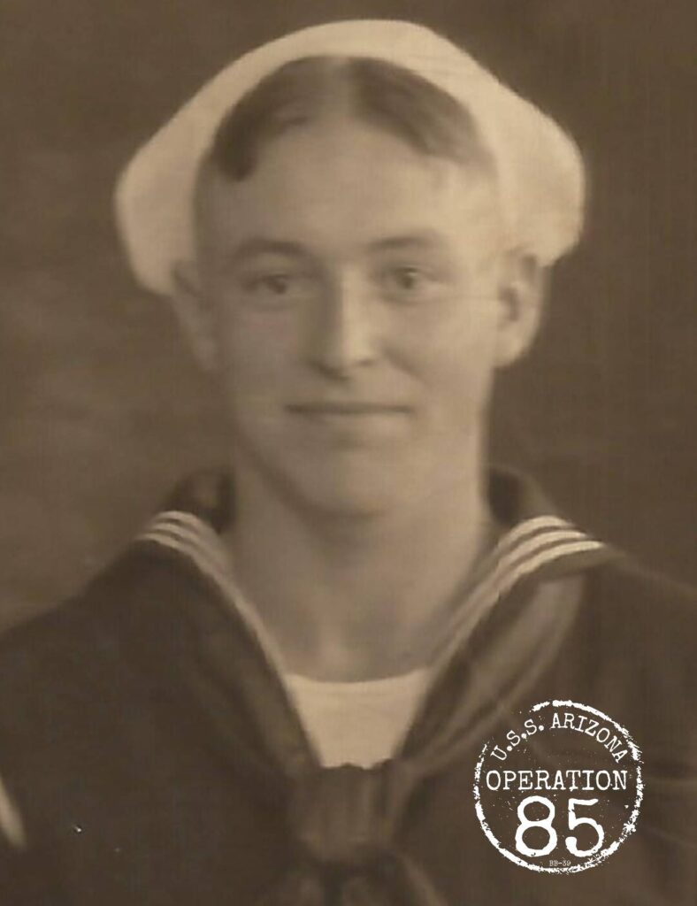Brainerd Wells Andrews USS Arizona